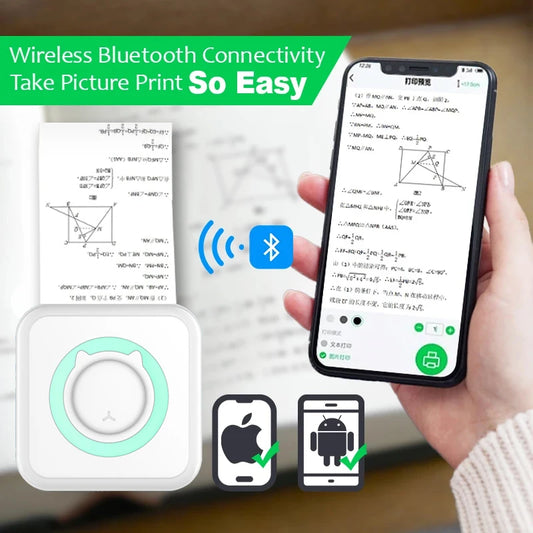 Portable Mini Thermal Printer Wireless