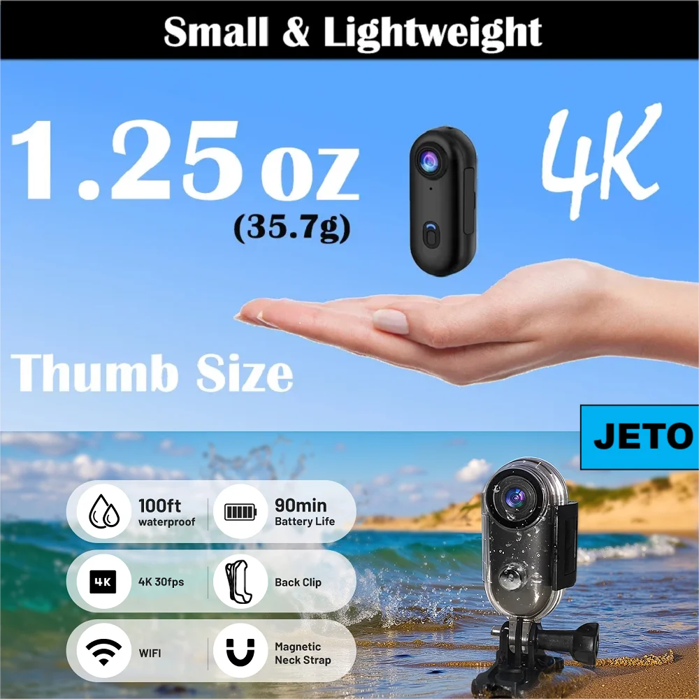 Small 4K Magnetic POV Recorder