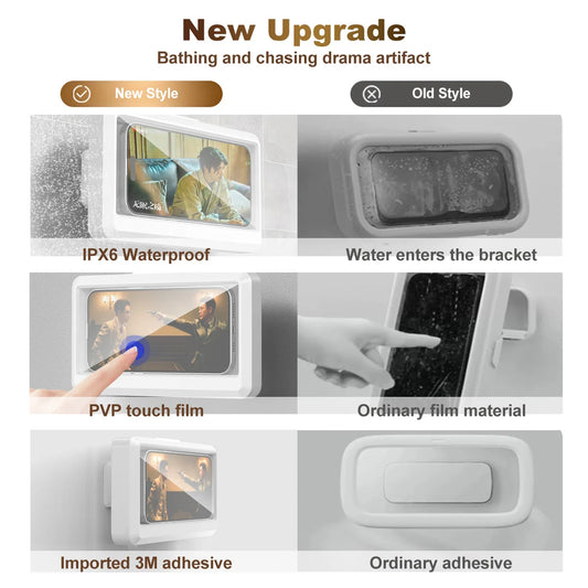 Bathroom Toilet Phone Holder