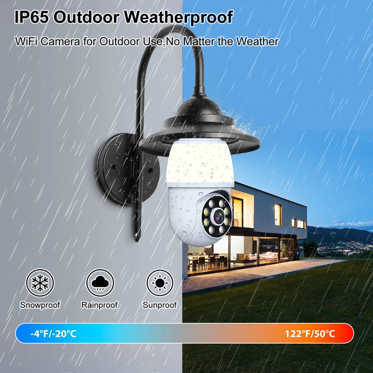 Bulb Camera Wifi Surveillance
