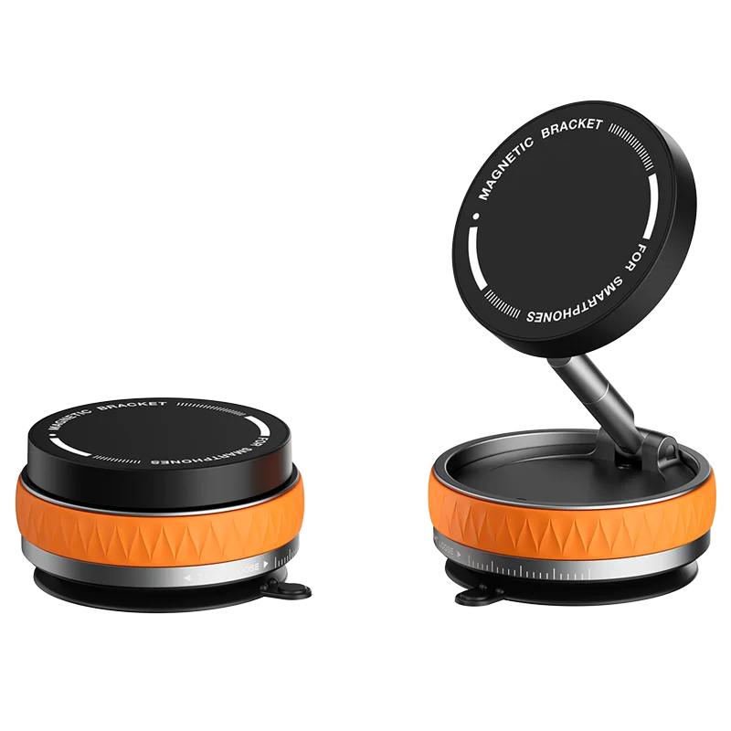 360° Adjustable Vacuum Magnetic Suction Cup Phone Mount