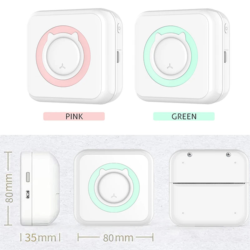 Portable Mini Thermal Printer Wireless