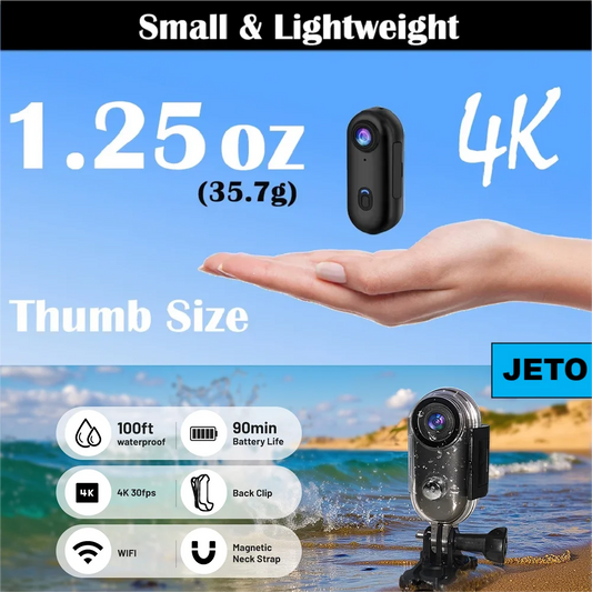 Small 4K Magnetic POV Recorder