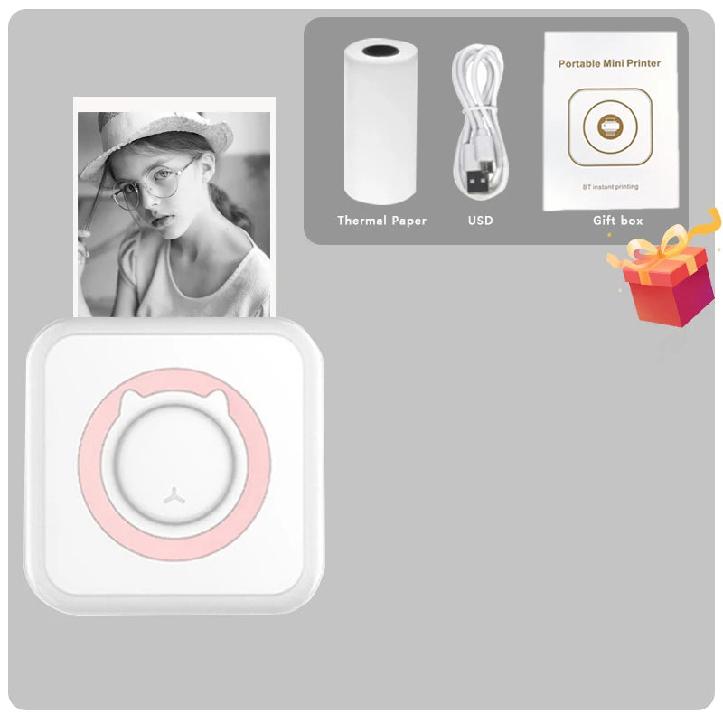 Portable Mini Thermal Printer Wireless
