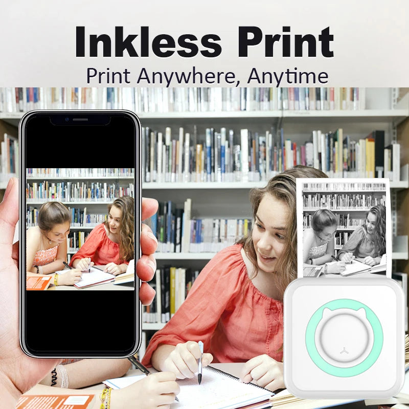 Portable Mini Thermal Printer Wireless