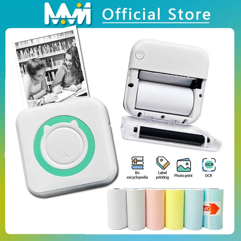 Portable Mini Thermal Printer Wireless