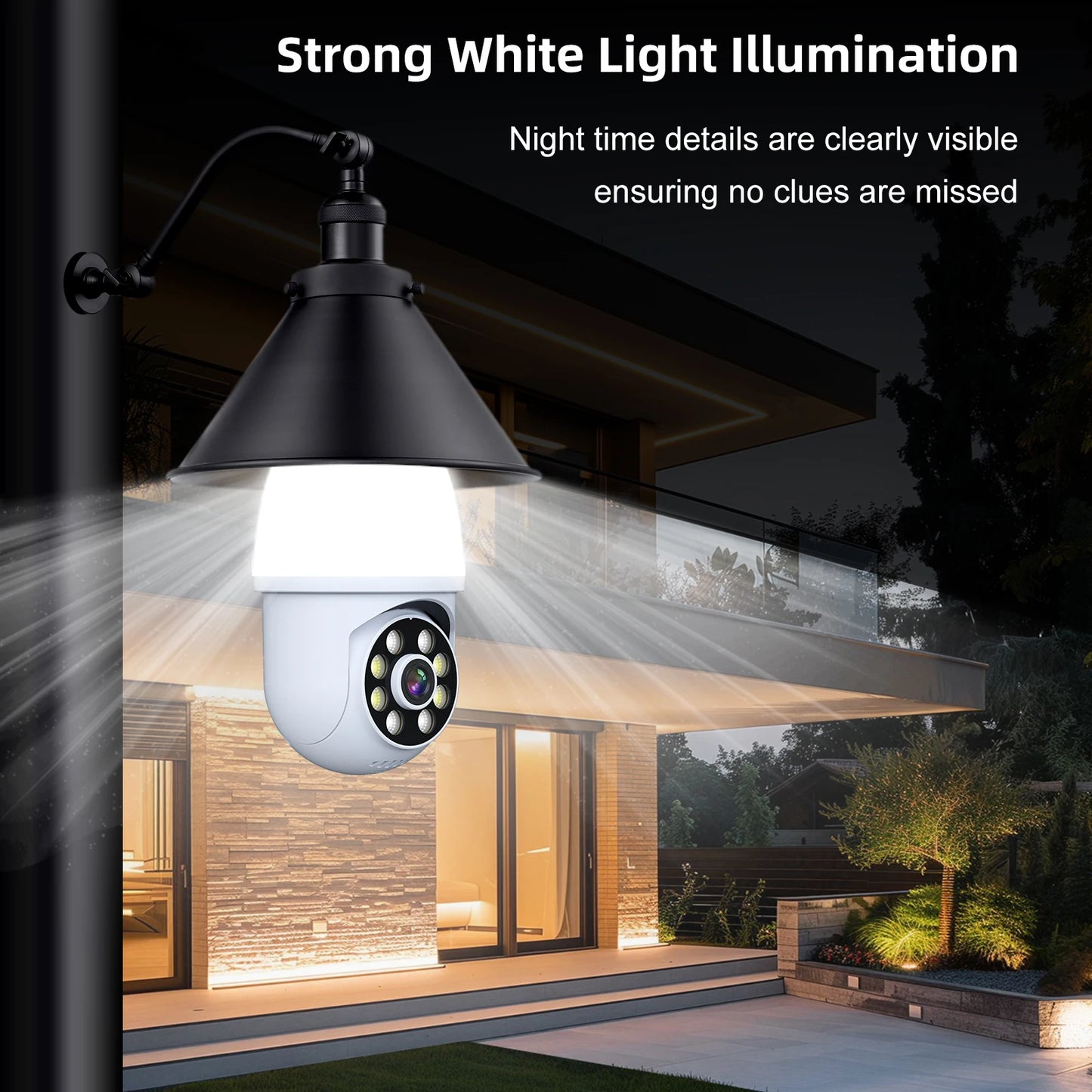 Bulb Camera Wifi Surveillance