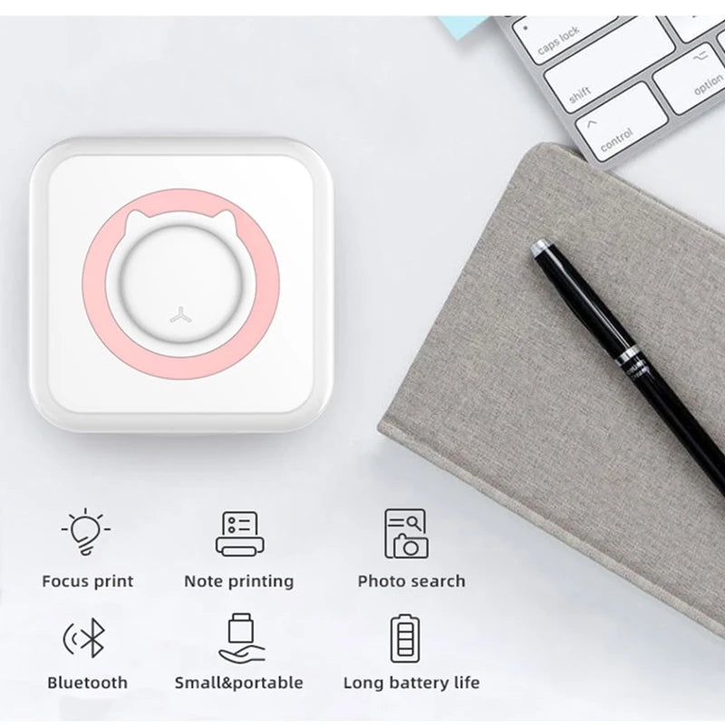 Portable Mini Thermal Printer Wireless